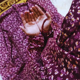 Namaz Chaddar With Sleeves  - Maroon
